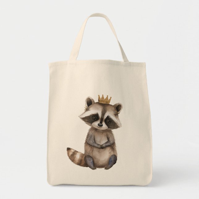 Racoon Tote Bags (Front)