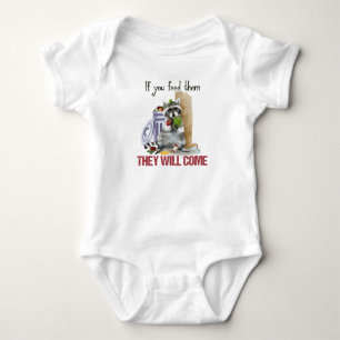 Racoon Trash Bandit Infant Baby Bodysuit