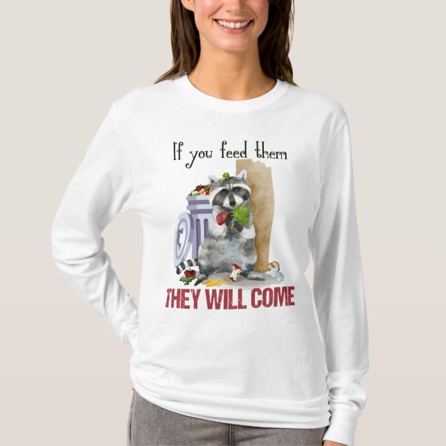 Racoon Trash Bandit Women's Long Sleeve T-Shirt (Front)
