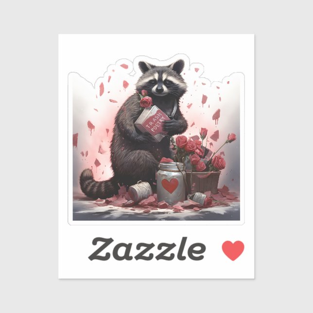 Racoon trash poetry Valentines day (Sheet)