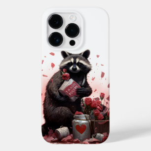 Racoon trash poetry Valentines day Case-Mate iPhone 14 Pro Case