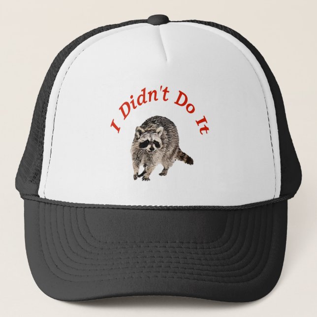 Racoon Trucker Hat (Front)