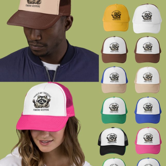 Racoon Trucker Hat Trash Treasure Finders (Creator Uploaded)