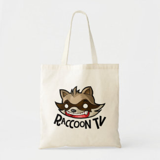 Racoon TV Budget Tote Bag