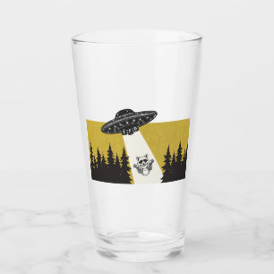 Racoon UFO Glass