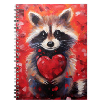 Racoon Valentines day