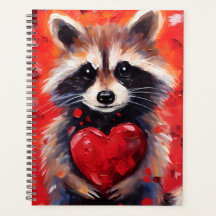 Racoon Valentines day