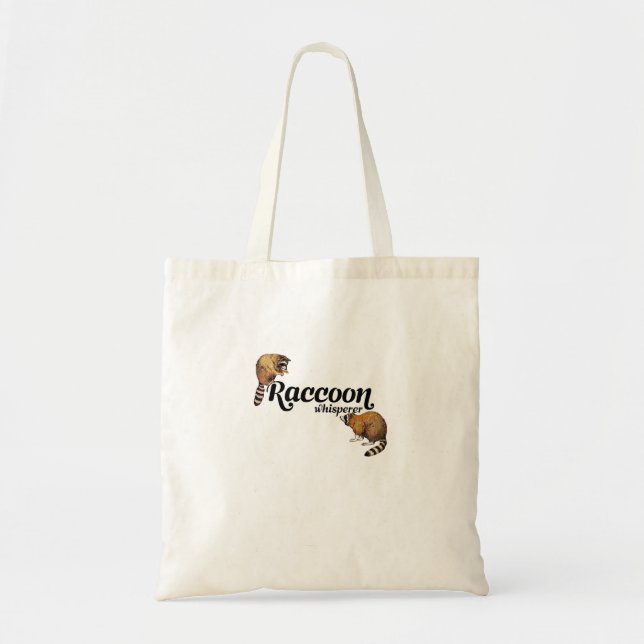 Racoon Whisperer Cute Racoon Lover Racoon Gift Tote Bag (Front)
