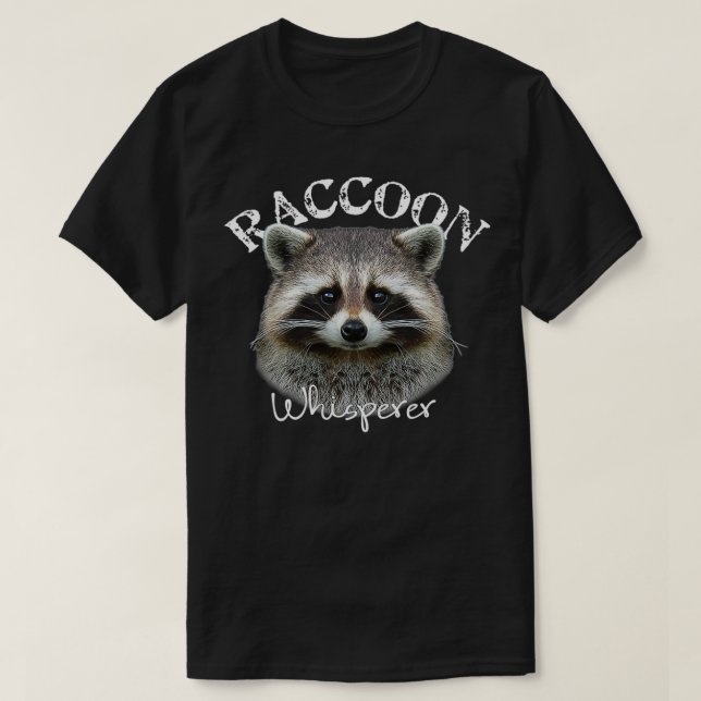 Racoon Whisperer Shirt Cute Racoon Classic TShir (Design Front)