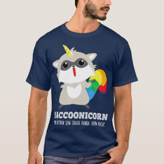 Racoonicorn  Funny Trash Panda Racoon Unicorn T-Shirt