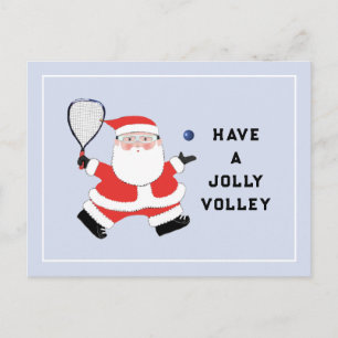 Racquetball Christmas Holiday Postcards