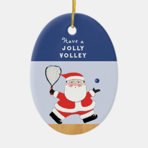 Racquetball Collectable Ceramic Ornament