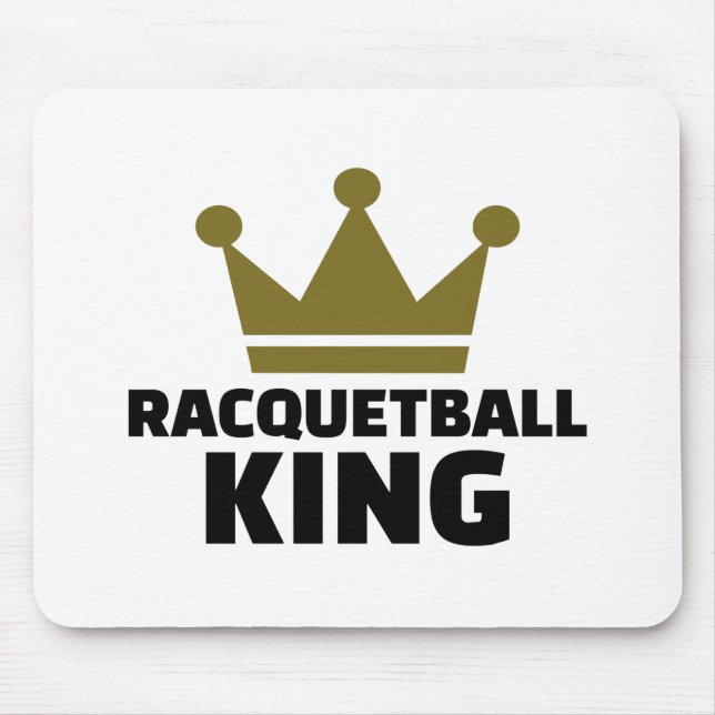 Racquetball king mouse mat (Front)