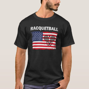 Racquetball Player Racquetball Crew Racquet Spor T-Shirt