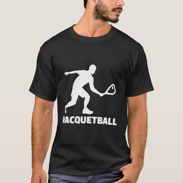 Racquetball Player T-Shirt (Front)