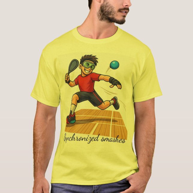 Racquetball Smash T-Shirt (Front)