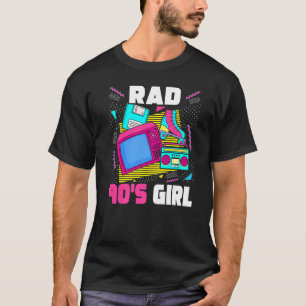 Rad 90s Girl 1990s Aesthetic Nostalgia 90s Girl T-Shirt