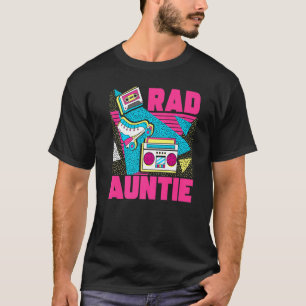 Rad Auntie 90s Aesthetic Nostalgia 1990's Retro Au T-Shirt