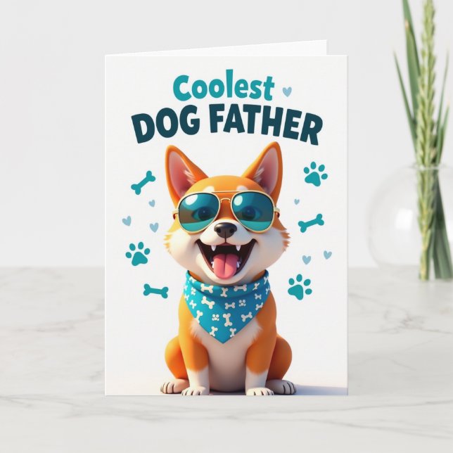 Rad Aviator Fathers Day Card (Front)