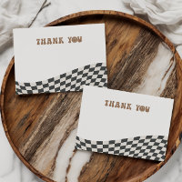 Rad Cool Dude Boy's First Birthday Chequered Retro