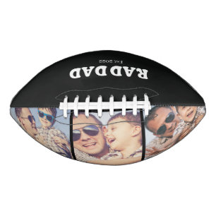 Rad Dad Est. Retro 3 Photo American Football