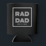 Rad Dad Fathers Day  Can Cooler<br><div class="desc">Celebrate Father's Day with our Rad Dad Fathers Day Can Cooler. Perfect gift to honour the special dad in your life. Shop now!</div>