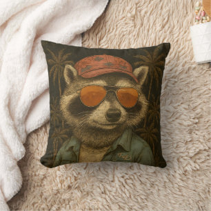 Rad Dad Funny Happy Father's Day Vintage Cushion