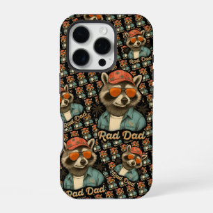 Rad Dad Funny Happy Father's Day Vintage iPhone 16 Pro Case