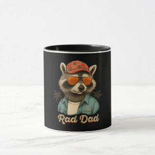 Rad Dad Funny Happy Father's Day Vintage Mug