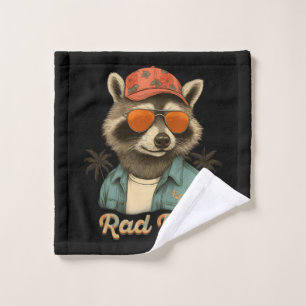 Rad Dad Funny Happy Father's Day Vintage Wash Cloth