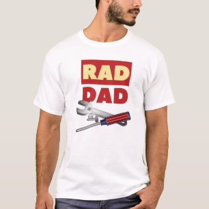 Rad Dad - Men's Basic Dark T-Shirt