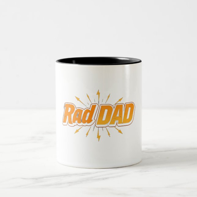 Rad DAD Mug – Retro Vintage Coffee Cup  (Center)