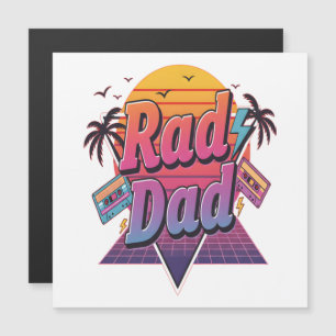 Rad Dad – Retro 80s Neon Style for Cool Fathers