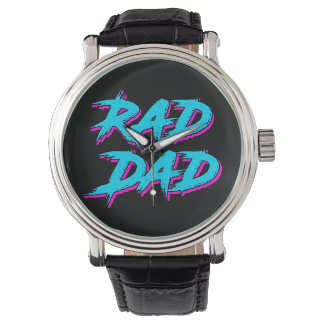 Rad Dad Retro 80's Watch (Front)