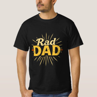 Rad DAD Retro T-Shirt – Vintage 80s Style Tee for 