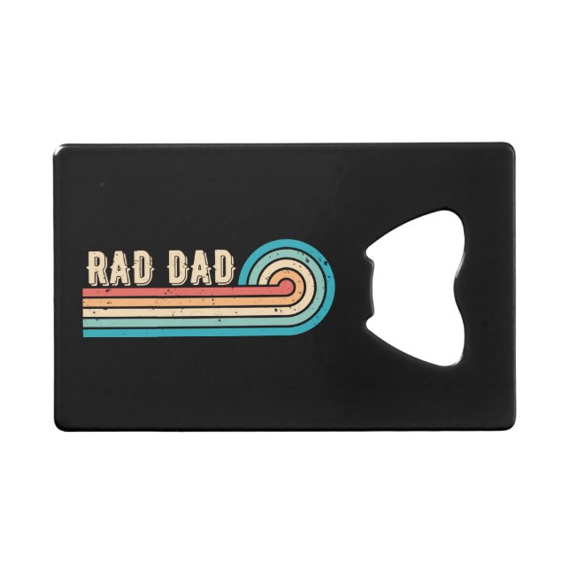 Rad Dad Retro Vintage Sunset Father (Front (Horizontal))