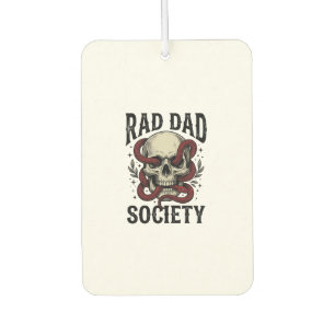 Rad Dad Society Vintage Skull Snake Shirt Design_1 Car Air Freshener