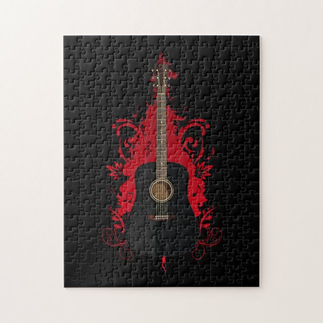 Rad Guitar Jigsaw Puzzle (Vertical)