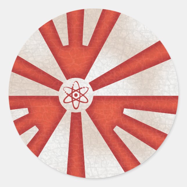 Rad Levels Rising Classic Round Sticker (Front)