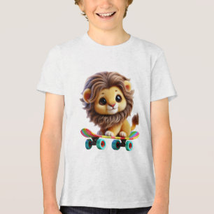 Rad Lion on a Roll Tri-Blend Shirt