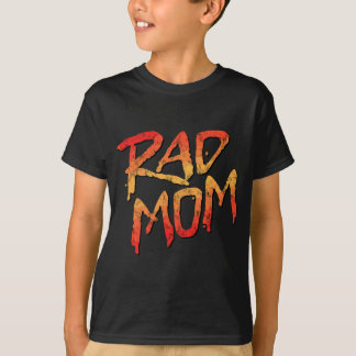 RAD MOM - 80s Nostalgic Gift for Mum, Birthday Mot T-Shirt