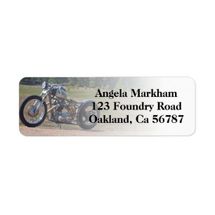 Rad Motorcycle Biker Custom Address Labels
