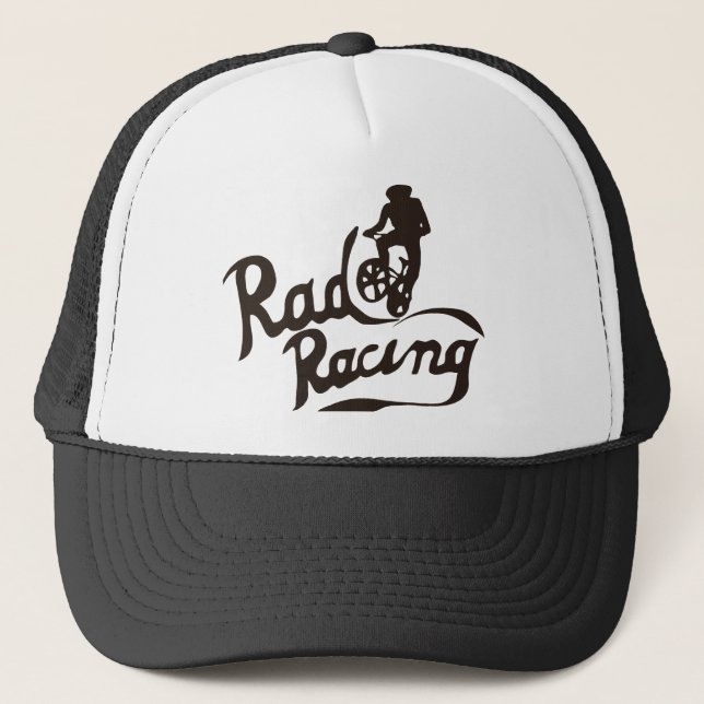 rad racing trucker hat (Front)