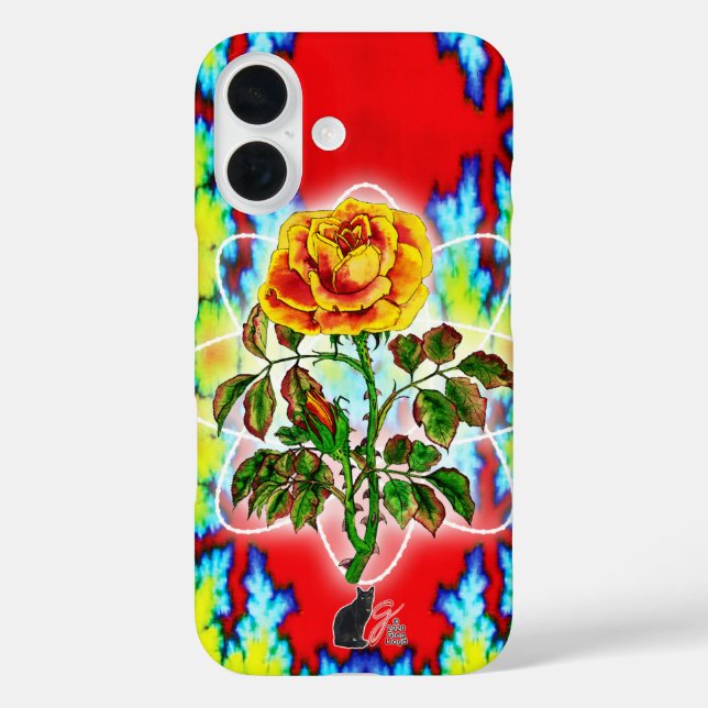 Rad Rad Rose Case-Mate iPhone Case (Back)
