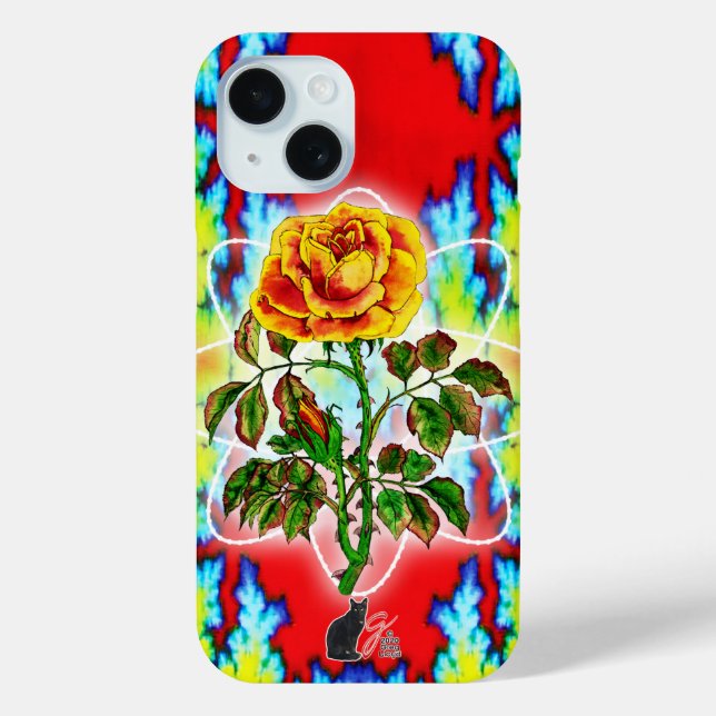 Rad Rad Rose Case-Mate iPhone Case (Back)