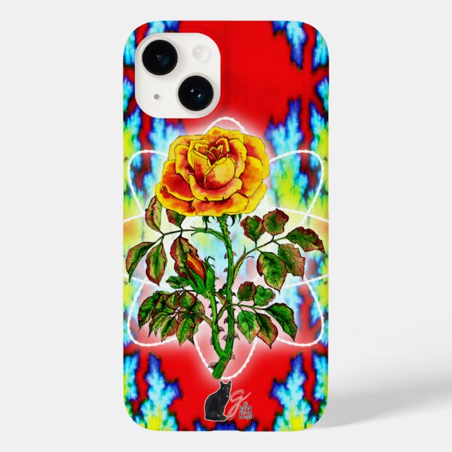 Rad Rad Rose Case-Mate iPhone Case (Back)