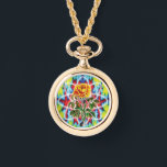 Rad Rad Rose Women's Necklace<br><div class="desc">The background image is fiery hot fractal glowing with burning fingers of energy. Above this mathematical manifestation grows the Rad Rad Rose with its halo of spinning electrons presenting a symbol of beauty, mystery, power and passion. You and others around you may become irradiated by its power. But, in a...</div>