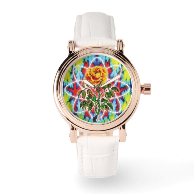 Rad Rad Rose Women's Wrist Watch (Front)