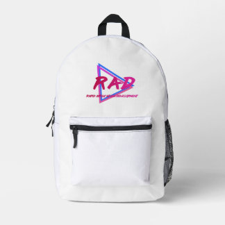 RAD (Rapid Application Development) Printed Backpack