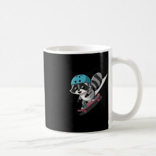 Rad Rocket Raccoon Skateboarding Star  Coffee Mug